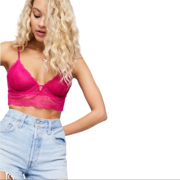 Free People Other - Free People Alyssa Underwire Fuschia size L